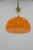 1980s Orange Glass and Brass Pendant, 1980s For Sale - Image 5 of 10