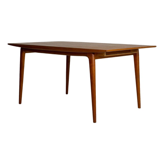 Boomerang Extendable Dining Table in Teak, 1960s For Sale
