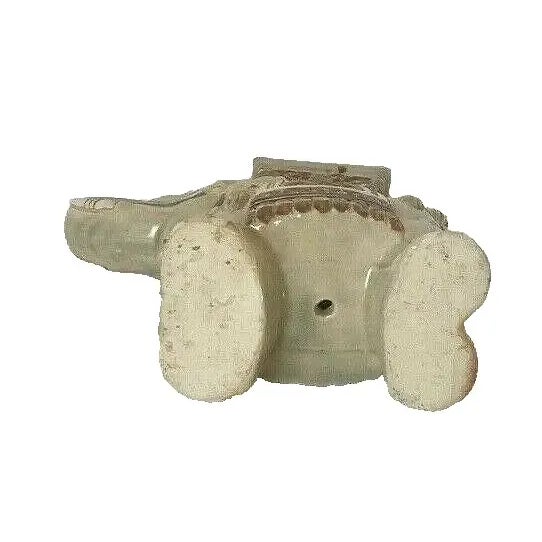 Ceramic Vintage Chinoiserie Ceramic Elephant Plant Stand For Sale - Image 7 of 9