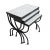 Moroccan Outdoor Mosaic Moroccan Nesting Tables - Set of Three For Sale - Image 3 of 6