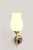 Vintage Wall Sconces in Brass and Opaline Glass from Arlus, 1950s, Set of 2 For Sale - Image 16 of 18