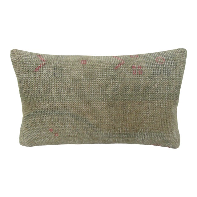 Faded Worn Decorative Pillow Cover For Sale