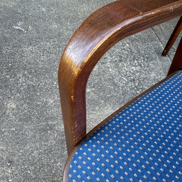 Set of 4 Don Pettit for Knoll Model 1105 Armchairs For Sale - Image 10 of 12