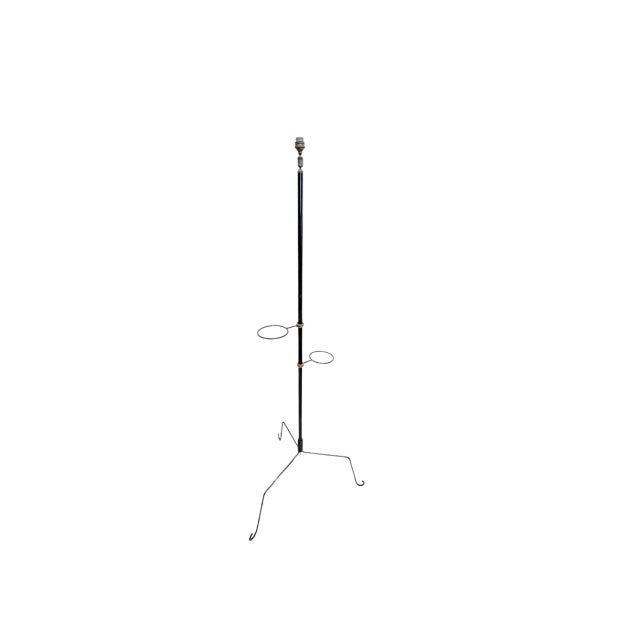 French Tripod Floor Lamp with Plant Pot in the style of Georges Jouve, 1950s For Sale - Image 13 of 13