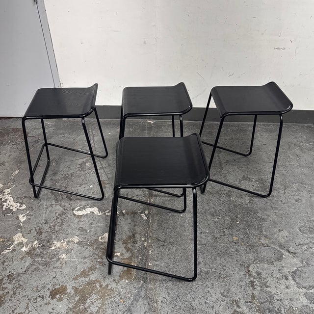 Blu Dot Ready Counter Stools, Set of Four For Sale In San Francisco - Image 6 of 12