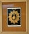 Framed advertisement from 1940s from Parfum De Caron ad from France - a French perfume and luxury cosmetics brand. Image...
