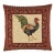 Black Cockerel Tapestry Cushion With Feather Filler - 46 X 46cm For Sale