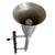 Art Deco 1930s Art Deco Machine Age Spun Aluminum & Steel Torchiere Wall Sconce, Set of 4 For Sale - Image 3 of 7
