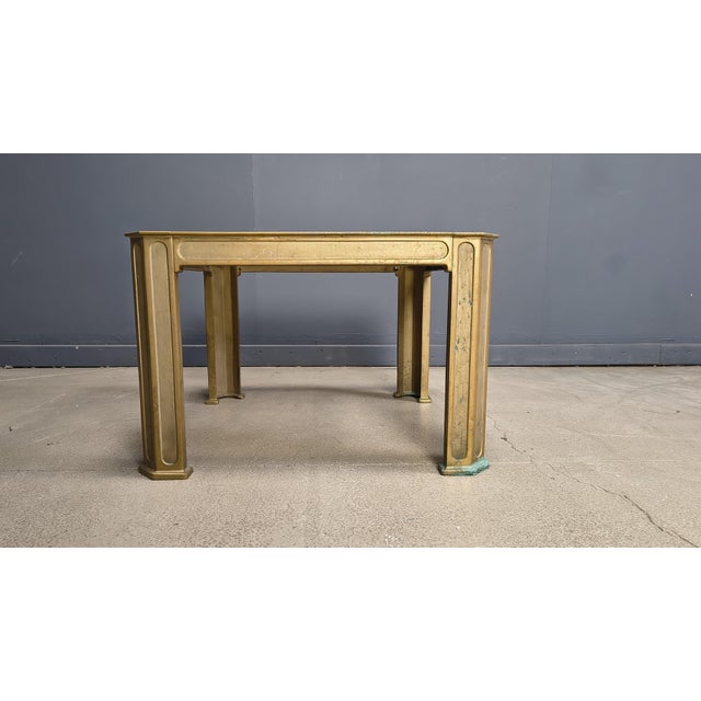 Brutalist Brutalist Cast Bronze Side Tables from Peter Van Heeck, 1970s For Sale - Image 3 of 12