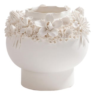 Shellstone Handmade Ceramic Vase For Sale