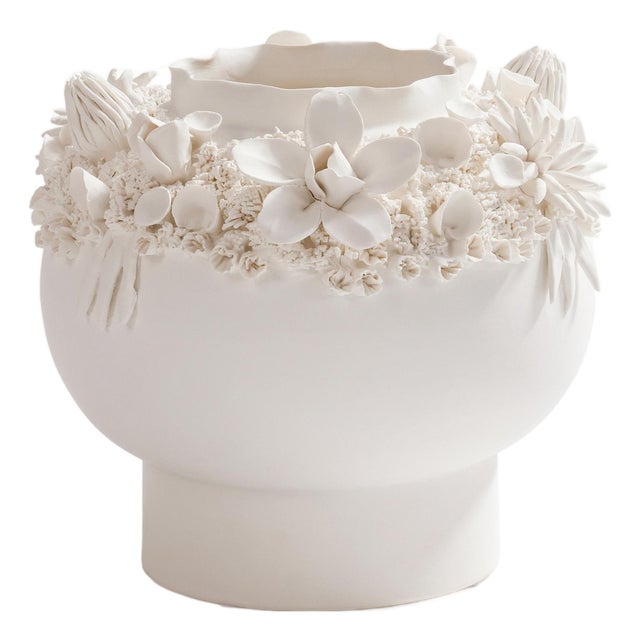 Shellstone Handmade Ceramic Vase For Sale