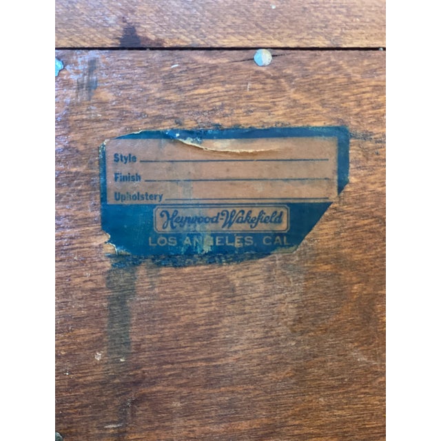 1920s Heywood Wakefield Bedside Table Dresser, Circa 1920s, 2 Avbl For Sale - Image 5 of 12