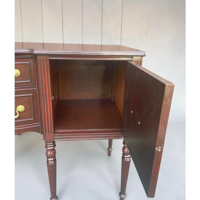 Vintage Hepplewhite Federal Buffet For Sale - Image 6 of 10