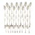 Late 19th Century Christofle “Marly” French Silver-Plated Flatware & Fish Knives Set – 38 Pieces, Louis XIV Pattern For Sale