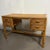Cane and bamboo desk with knee hole and 4 drawers Good condition Dimensions: Height: 79 cm Width:120 cm Depth: 59 cm.