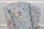 Blue Pair Jungle Boogie Monkey Toile Upholstered Wing Chairs For Sale - Image 8 of 14