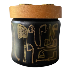 Vintage Italian Glass Cigar Jar