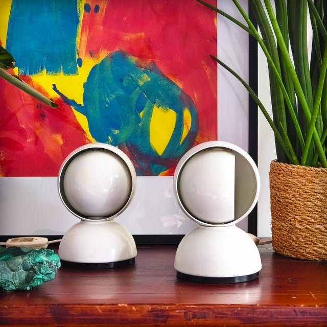 Artemide Eclisse Lamps by Vico Magistretti for Artemide, Italy, 1965, Set of 2 For Sale - Image 4 of 18