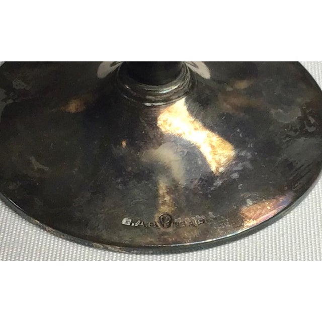 Silver Modernist Metal Cocktail Glasses by Folke Arström for Gab, 1930s, Set of 6 For Sale - Image 8 of 11