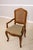 Set of 8 Baker Louis XV Walnut Cane Back Dining Chairs For Sale - Image 11 of 18