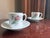 Mid 20th Century Mid 20th Century, Victorian Revival, French Limoges Floral Demitasse Cup and Saucer Set - 4 pcs For Sale - Image 5 of 8