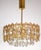 Mid-Century Modern Brass and Lead Crystal Chandelier from Palwa, 1960s For Sale - Image 3 of 11