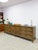 MCM Modular Three Piece Buffet Console Server Vintage Grey Green Server For Sale - Image 9 of 15