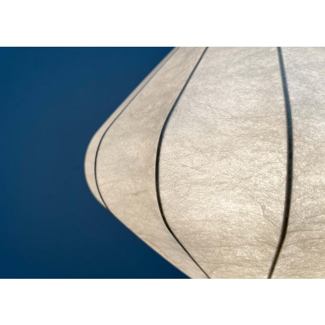 Mid-Century Modern Cocoon Pendant Lamp by Friedel Wauer for Goldkant Leuchten, Germany, 1960s For Sale - Image 16 of 18