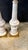Pair of 1940's French carved alabaster columns table lamps in neoclassic style