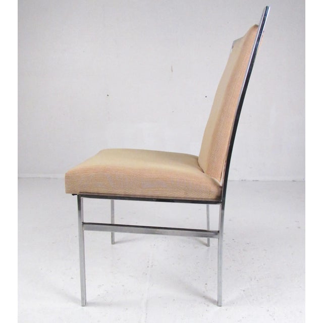 Late 20th Century Modern Chrome Dining Chairs - 6 Pieces For Sale - Image 10 of 12