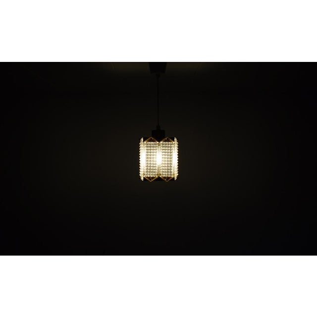 Swedish Crystal Ceiling Light by Wiktor Berndt for Flygsfors, 1950s For Sale - Image 10 of 14