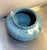 1920s-30s Weller Pottery blue/white flower planter/bowl/vase. Some minor fading/discoloration to surface color in a few...