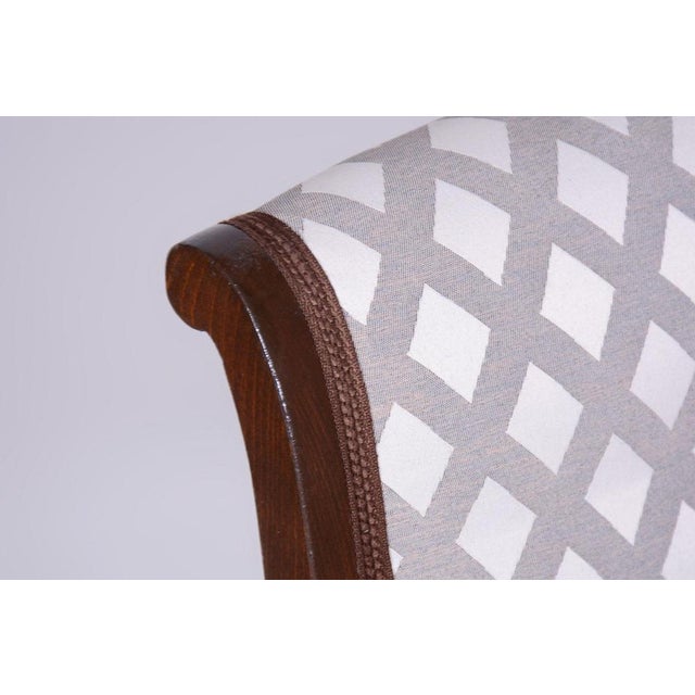 Art Deco Armchair in Beech & Upholstery, 1920s For Sale - Image 12 of 14