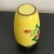 Metal Asian Yellow Cloisonne Enamel Rose Metal Vase For Sale - Image 7 of 13
