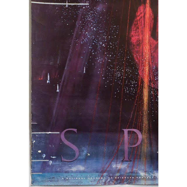 1950s 1958 Original American Poster - Space by the National Academy of Science For Sale - Image 5 of 6