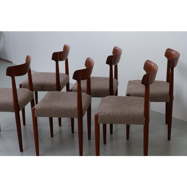 Mid-Century Modern Danish Modern Teak Dining Chairs by Knud Færch for Slagelse, 1960s, Set of 6 For Sale - Image 3 of 18