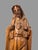 Brown Vintage Hand Carved Wooden 17" Statue Sculpture Sacred Heart of Jesus For Sale - Image 8 of 8