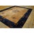 Antique Art Deco Room Size Wool Blue, Ivory Beige Cream White Rug, Circa Date: 1920s. This exceptional piece captures the...