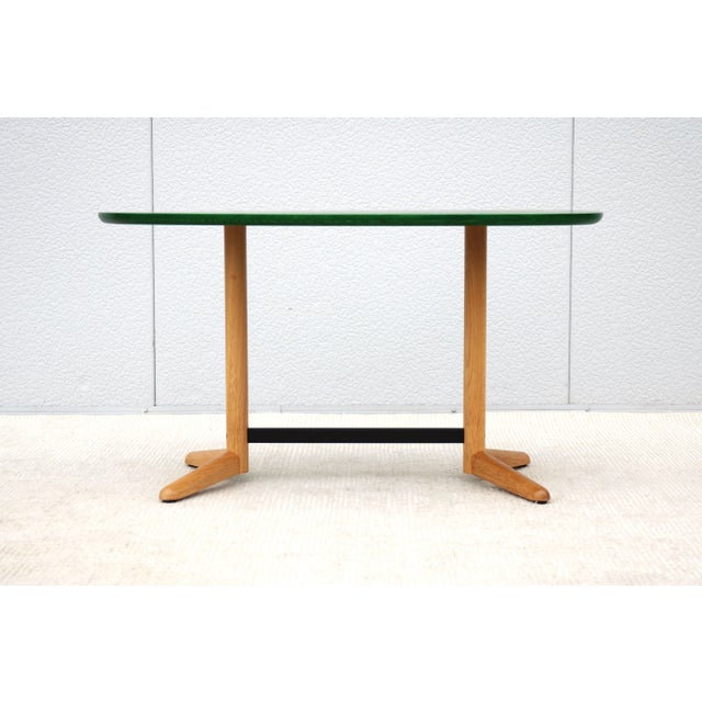 2010s Minimalist Modern O Mr. President Oak Children Desk or Occasional Table by Bulo For Sale - Image 5 of 12