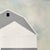 Frontier by Justin Wheatley | Acrylic on Canvas White Barn on Ochre Ground For Sale - Image 4 of 9