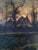 “Fisherman at Sunset” is an atmospheric rural landscape attributed to Henry George Todd (British, 1847–1898). Executed in...