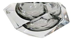 Mid-Century Italian Murano Glass Bowl by Flavio Poli for Seguso, 1960s