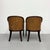 Vintage Leather & Cane Barrel Armchairs - Pair For Sale - Image 4 of 7