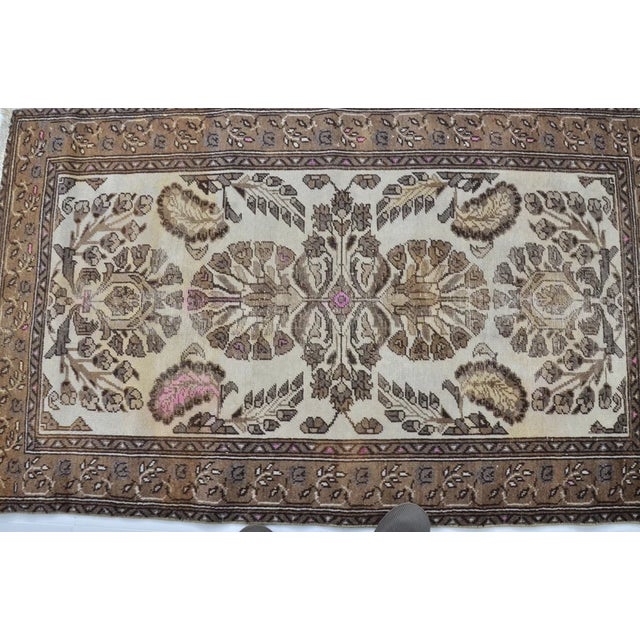 Mid 20th Century Oushak Anatolian Floral Carpet For Sale - Image 10 of 10