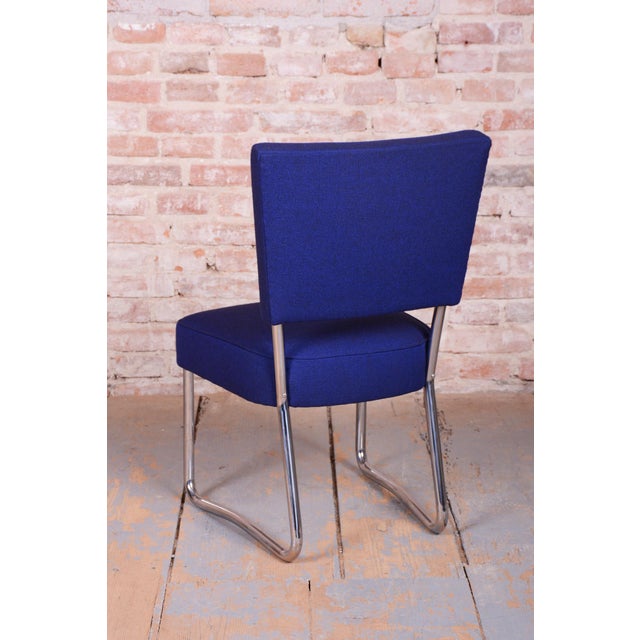 This exclusive set of 4 chairs is a prime representative of the Bauhaus functionalist style, manufactured in 1930s...