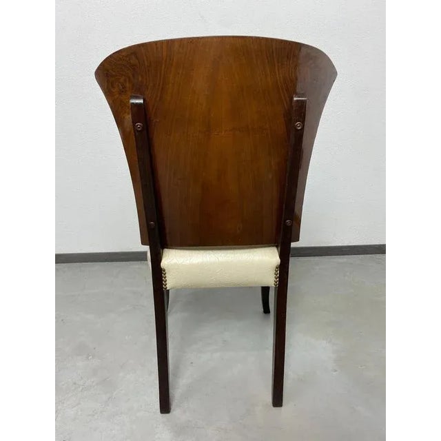 French Art Deco Dining Chairs, 1930s, Set of 6 For Sale - Image 13 of 17