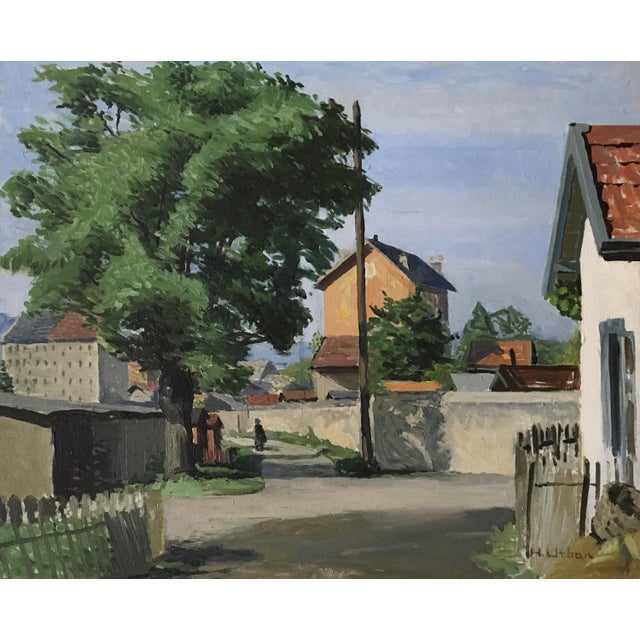 Swiss painter born in. Poland in 1874 and died in 1946. This work of art depicts with great precision and sensitivity an...