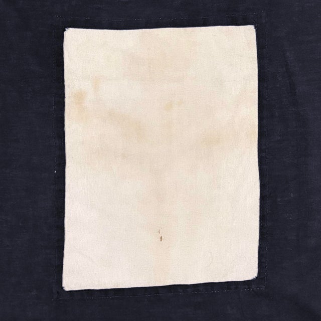 Rustic Reconstructed Vintage Cotton Nautical Signal Flag For Sale - Image 3 of 4