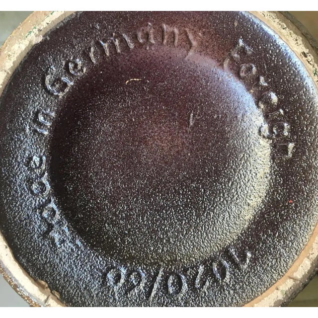 Ceramic Large Mid Century West Germany Ceramic Vase or Centerpiece For Sale - Image 7 of 7