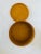Antique American Folk Art Straw Woven Round Box For Sale - Image 4 of 5